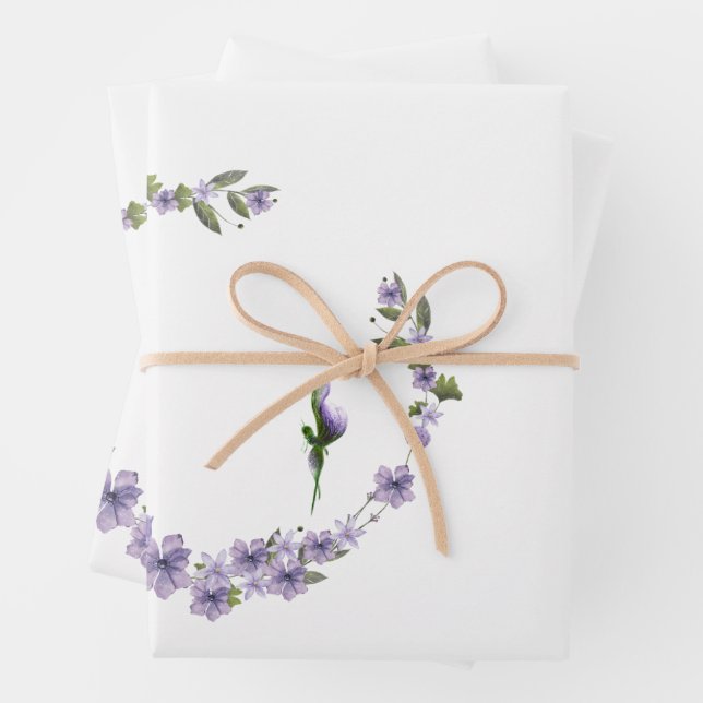 Flachblech Geschenkpapier Set (Beispiel)