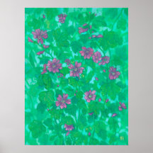 Flachblüten, Malva Blume Sommerblütenbilder