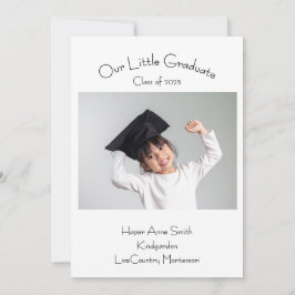 Flache Ankündigungskarte Ankündigung