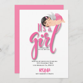 Flache Ankündigungskarte Ankündigung