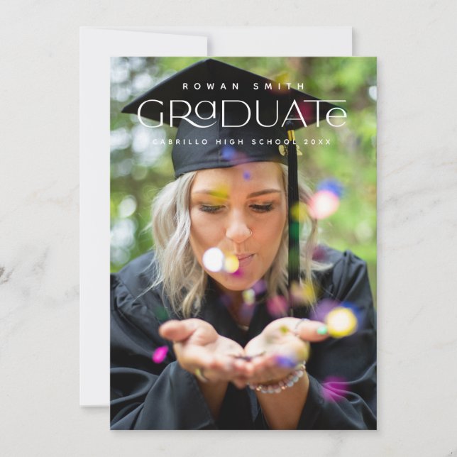 Flache Ankündigungskarte Ankündigung (Vorderseite)