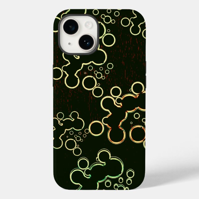 Flache Blasen ROG Case-Mate iPhone Hülle (Rückseite)