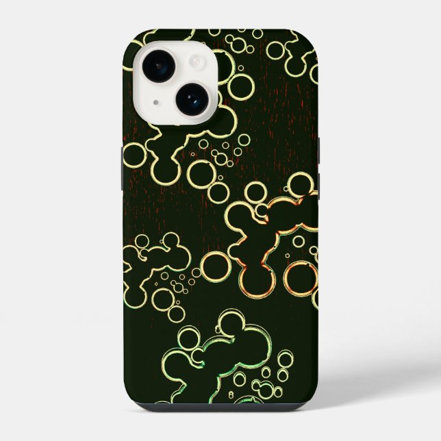 Flache Blasen ROG iPhone Hülle (Rückseite)