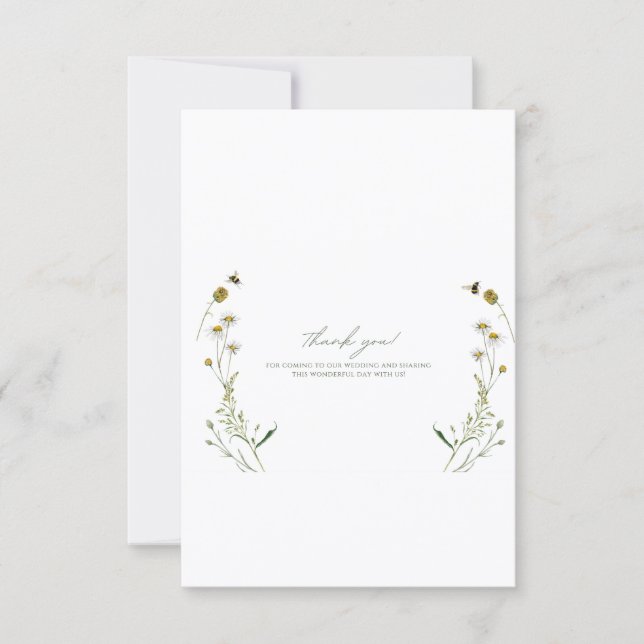 Flache Dankeskarten Dankeskarte (Vorderseite)