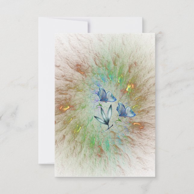 Flache Dankeskarten Dankeskarte (Vorderseite)