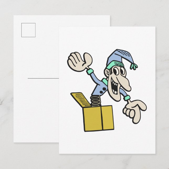 Flache Dankeskarten Postkarte (Vorne/Hinten)