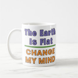 Flache Erde Kaffeetasse