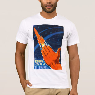 Flache Erde - Nichts kommt an dem Firmament vorbei T-Shirt