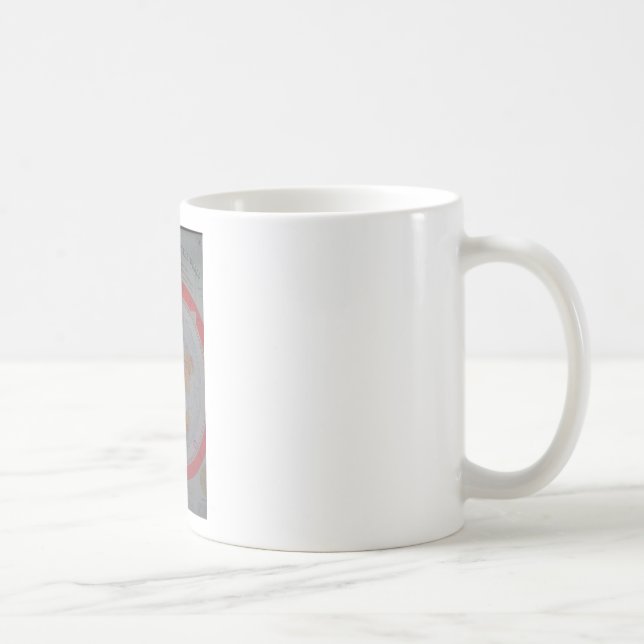 Flache Erdkarte Tasse (Rechts)