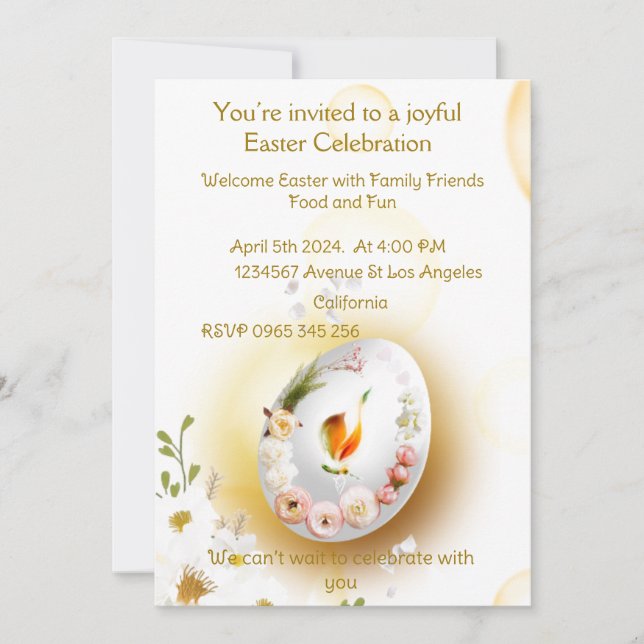 Flache Feiertagskarte (Vorderseite)