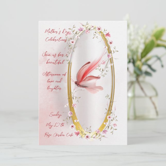 Flache Feiertagskarte (Stehend Vorderseite)