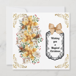 Flache Feiertagskarte