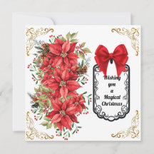 Flache Feiertagskarte