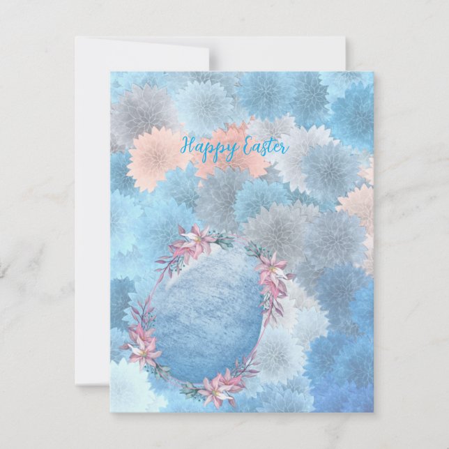 Flache Feiertagskarte (Vorderseite)