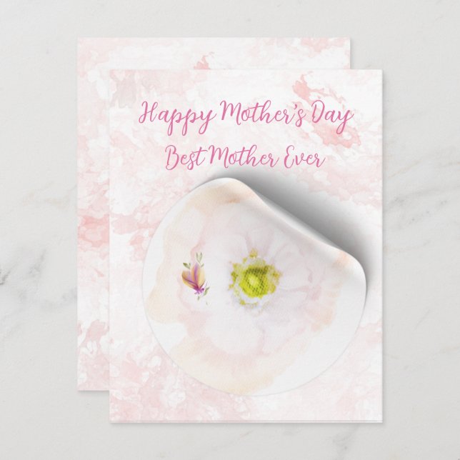 Flache Feiertagskarte (Vorne/Hinten)