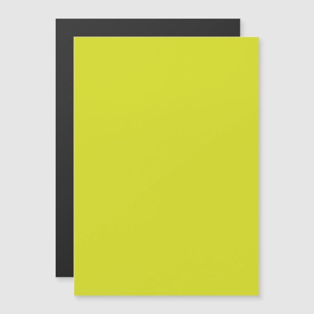 Flache gelbe Hintergrundtextur Magneteinladung (Vorne/Hinten)