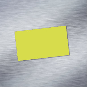 Flache gelbe Hintergrundtextur Magnetische Visitenkarte