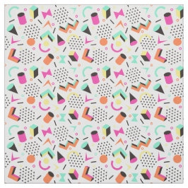 Flache geometrische Squiggly mutige Stoff