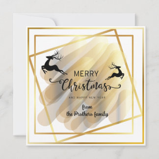 Flache Grußkarte Feiertagskarte