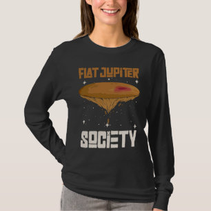 Flache Jupiter-Gesellschaft Jupiter Planet 1 T-Shirt
