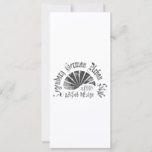 Flache Karte 10 cm x 23 cm