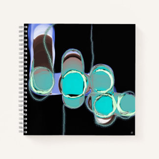 Flache Karte Notizbuch