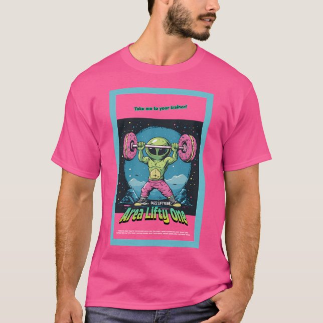 Fläche Lifty One Weightlift Donuts T-Shirt (Vorderseite)
