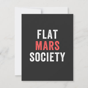 flache Mars Gesellschaft