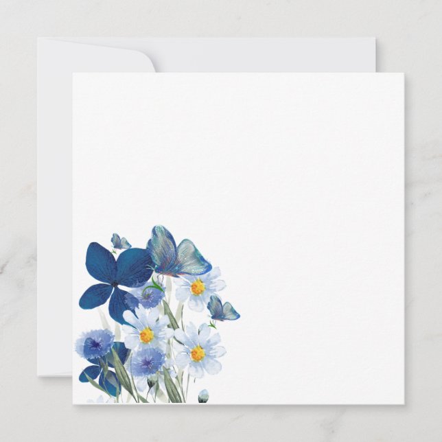 Flache Mitteilungskarte (Vorderseite)