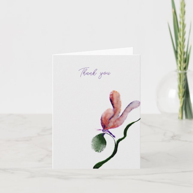 Flache Mitteilungskarte (Vorderseite)