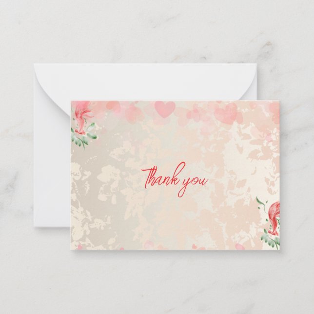 Flache Mitteilungskarte (Vorderseite)