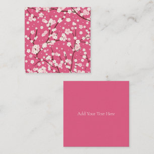 FLACHE MITTEILUNGSKARTE: SAKURA: CHERRY BLOSSOMS MITTEILUNGSKARTE