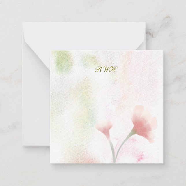 Flache Mitteilungskarten (Vorderseite)