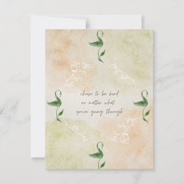 Flache Mitteilungskarten (Vorderseite)