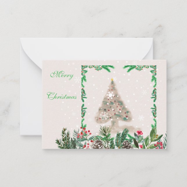 Flache Mitteilungskarten (Vorderseite)