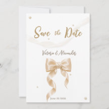 Flache Save-The-Date-Karte