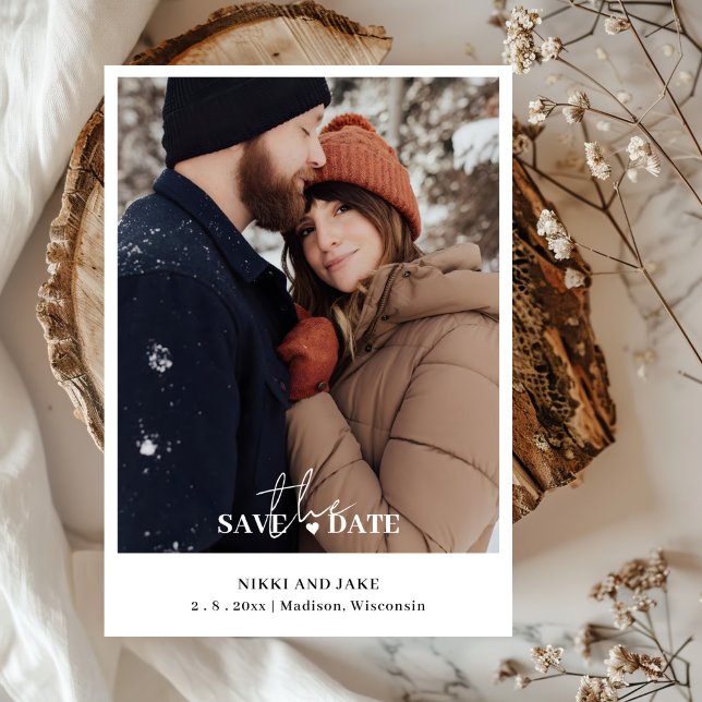 Flache Save-The-Date-Karte Save The Date (Von Creator hochgeladen)