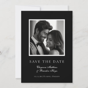 Flache Save-The-Date-Karte Save The Date