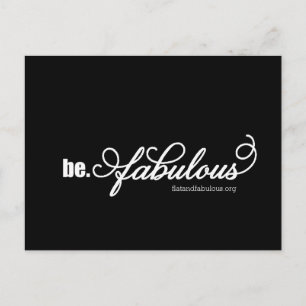 Flache u. fabelhafte Postkarte