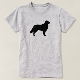 Flache überzogene Retriever-Silhouette T-Shirt