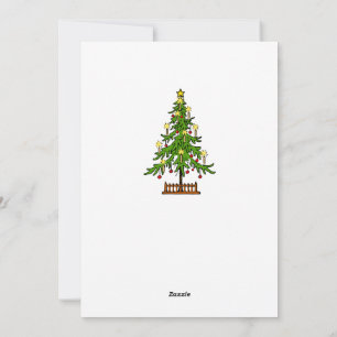 Flache Weihnachtskarte 13x18 Kerzen zu Weihnachten