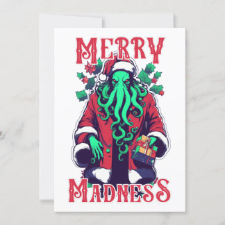 Flache Weihnachtskarte Feiertagskarte