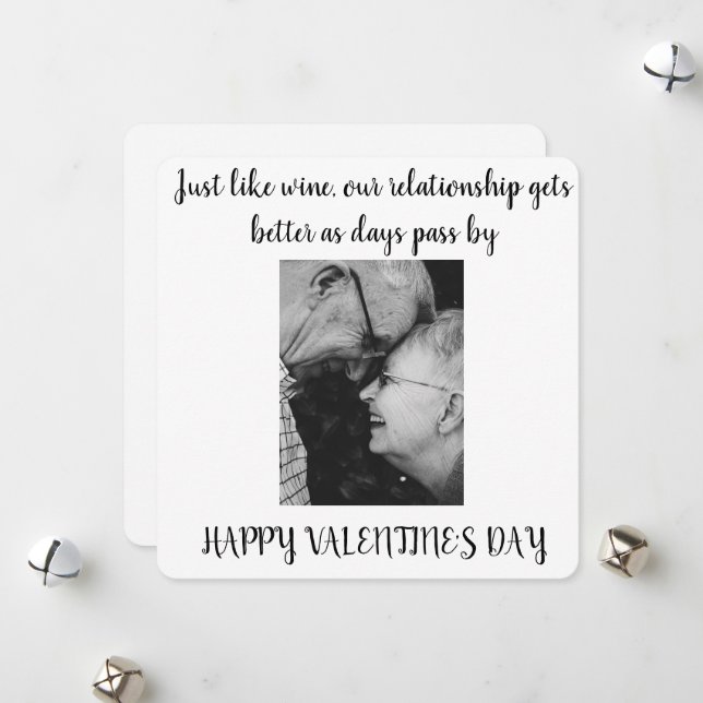 Flache Weihnachtskarte Feiertagskarte (Vorderseite/Rückseite Beispiel)