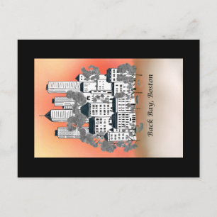 Flache Weihnachtskarte Postkarte