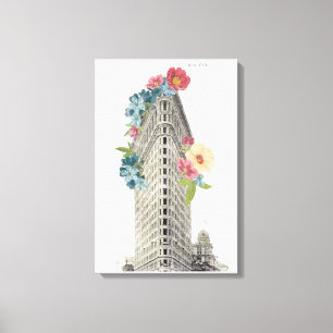 Flaches mit Blumeneisen   New York, NY Leinwanddruck