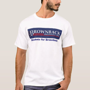 FLACHGEDRÜCKTER PRÄGEARTIGER BROWNBACK PRÄSIDEN T-Shirt