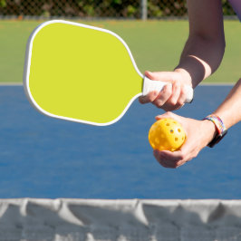 Flachgelber Hintergrund - Zurück-zur-Schule-Textur Pickleball Schläger