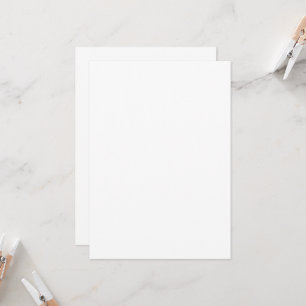 Flachgröße 5" x 7" Papier Matte Umschläge Weiß Einladung
