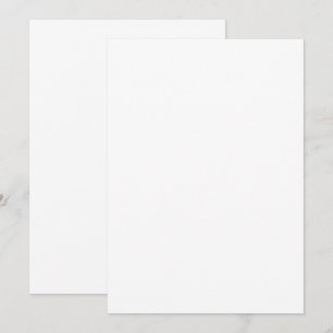 Flachgröße 5" x 7" Papier Matte Umschläge Weiß Einladung
