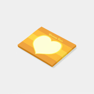 Flachherz-Icon Post-it Klebezettel